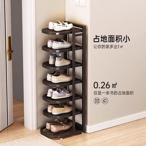 Simple metal shoe rack, small narrow shoe rack, dormitory occupies a small entrance, multi-layer shoe storage shoe rack outside the corridor