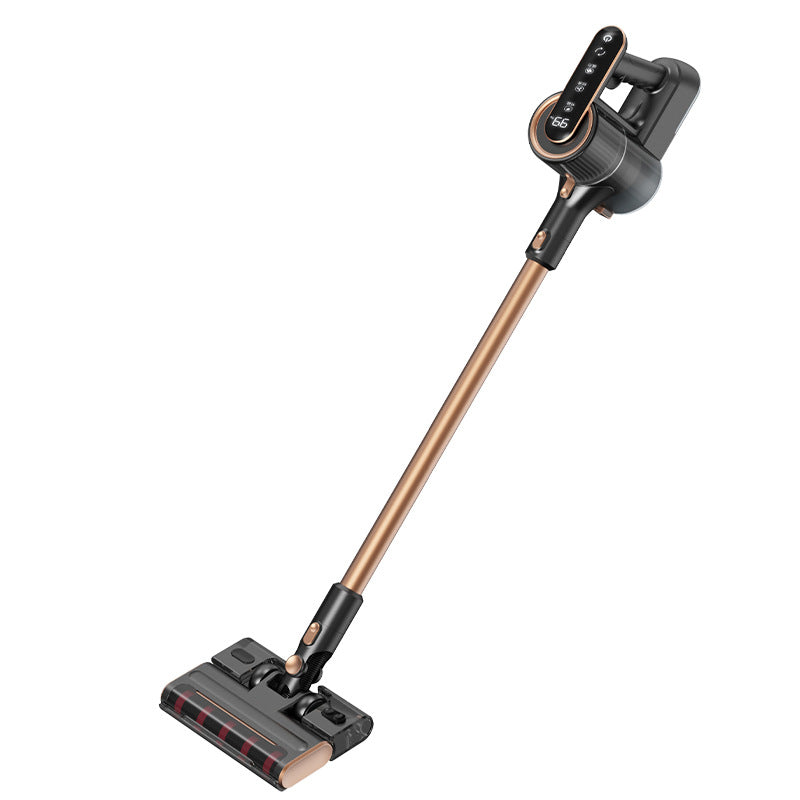 wireless long-handle rolling brush vacuum cleaner - all-in-one sweeping, vacuuming, and mopping machine for home use on carpets and floors - 24v high-suction handheld vacuum cleaner