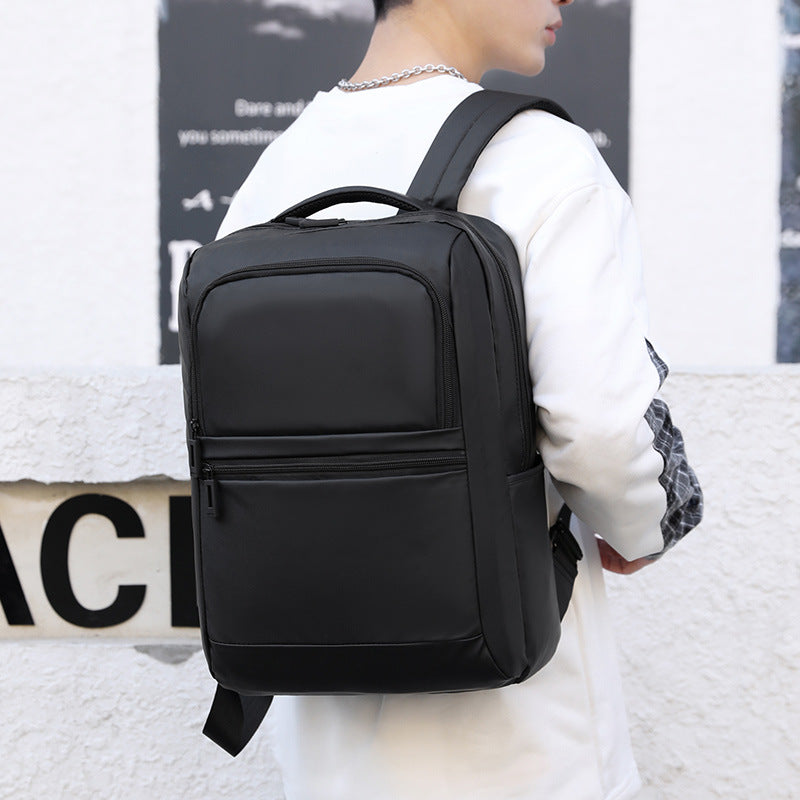 New men's backpack multi-functional business waterproof computer bag simple outdoor travel large-capacity backpack