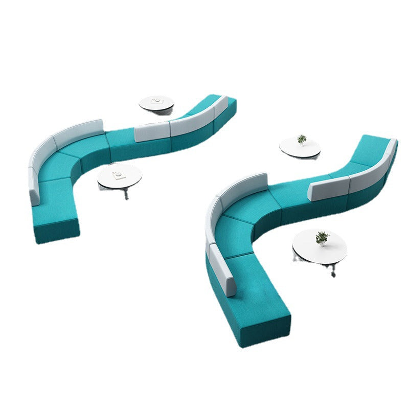 Office sofa irregular shape training institution patchwork sofa reception rest area business reception casual sofa sf-01