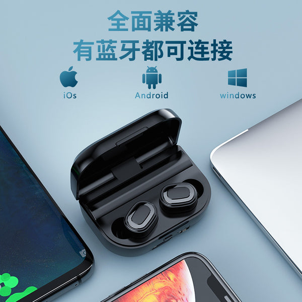 True wireless tws bluetooth headset 5.1 single and double ears invisible in-ear sports running mini headset long battery life
