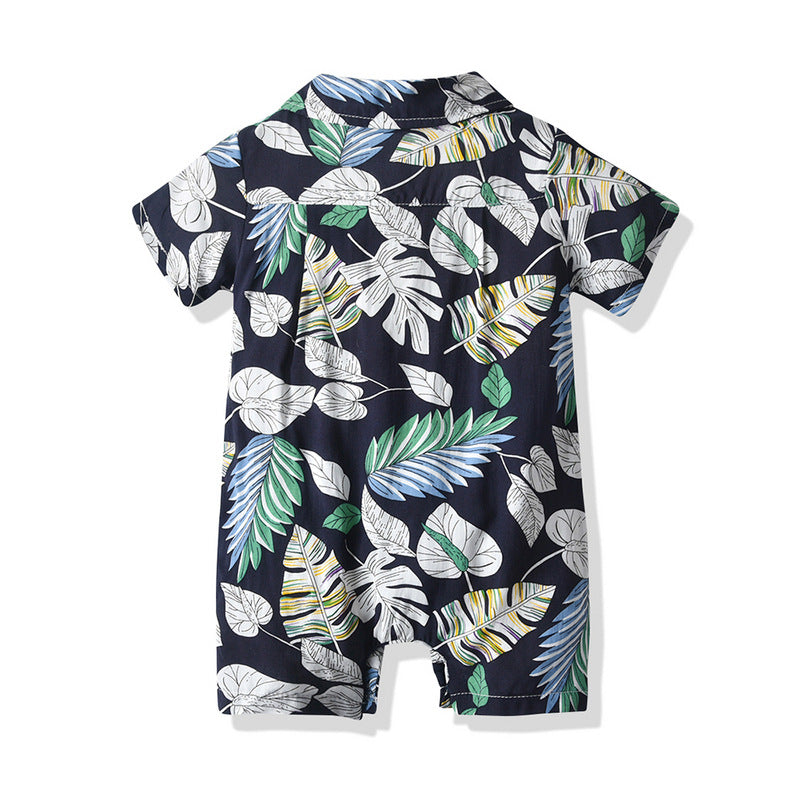 European and american season's new infant rompers, baby printed onesies, crawling suits, wholesale foreign trade children's clothing, dropshipping available