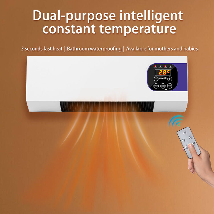 Heater for homewall-mounted heater bathroom heating electric heater desktop remote control heating and cooling heater