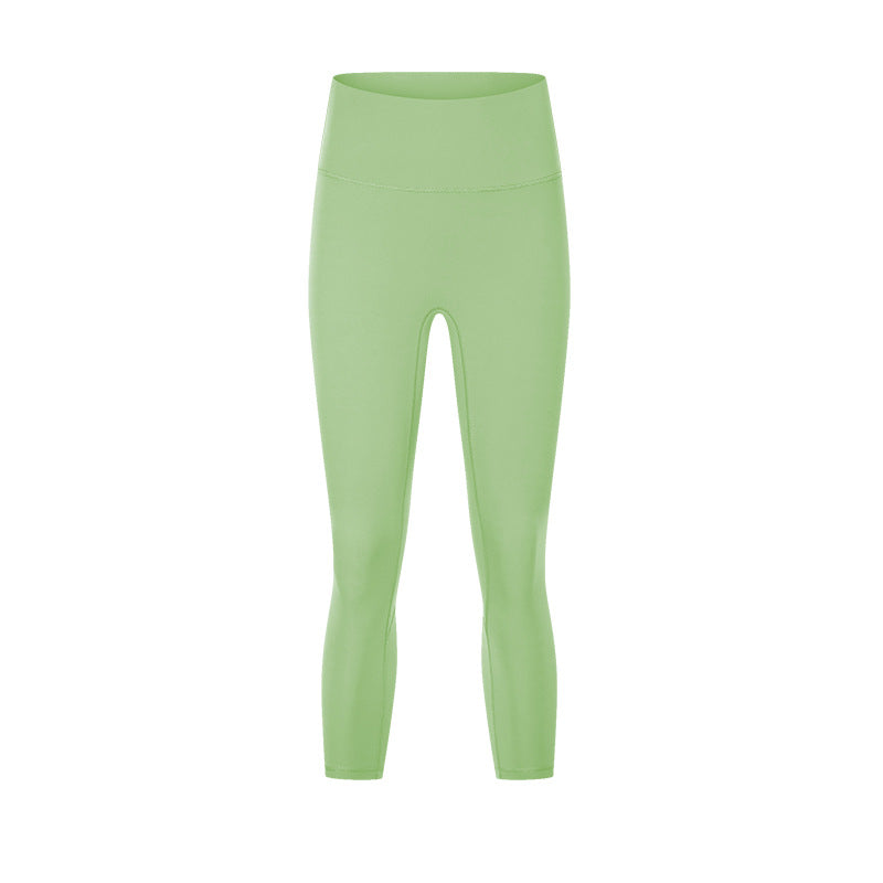 Spring/summer new arrivals: seamless, barely-there yoga capris - high-waisted, butt-lifting, slimming workout leggings for women (dl065)