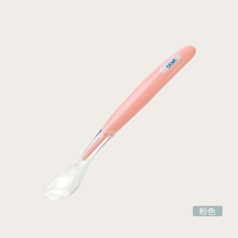 Custom baby spoon - soft silicone feeding spoon for newborns, toddlers, and infants - ideal for weaning, feeding, and serving baby food and drinks
