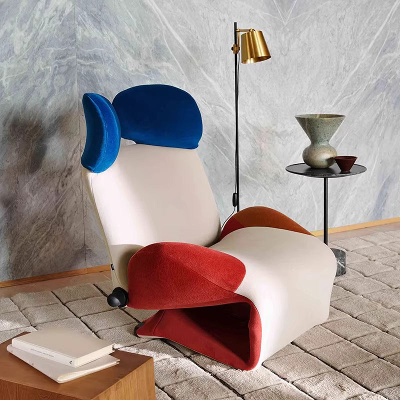 Smart electric recliner eames electric boss chair multifunctional designer rotatable single leather sofa chair