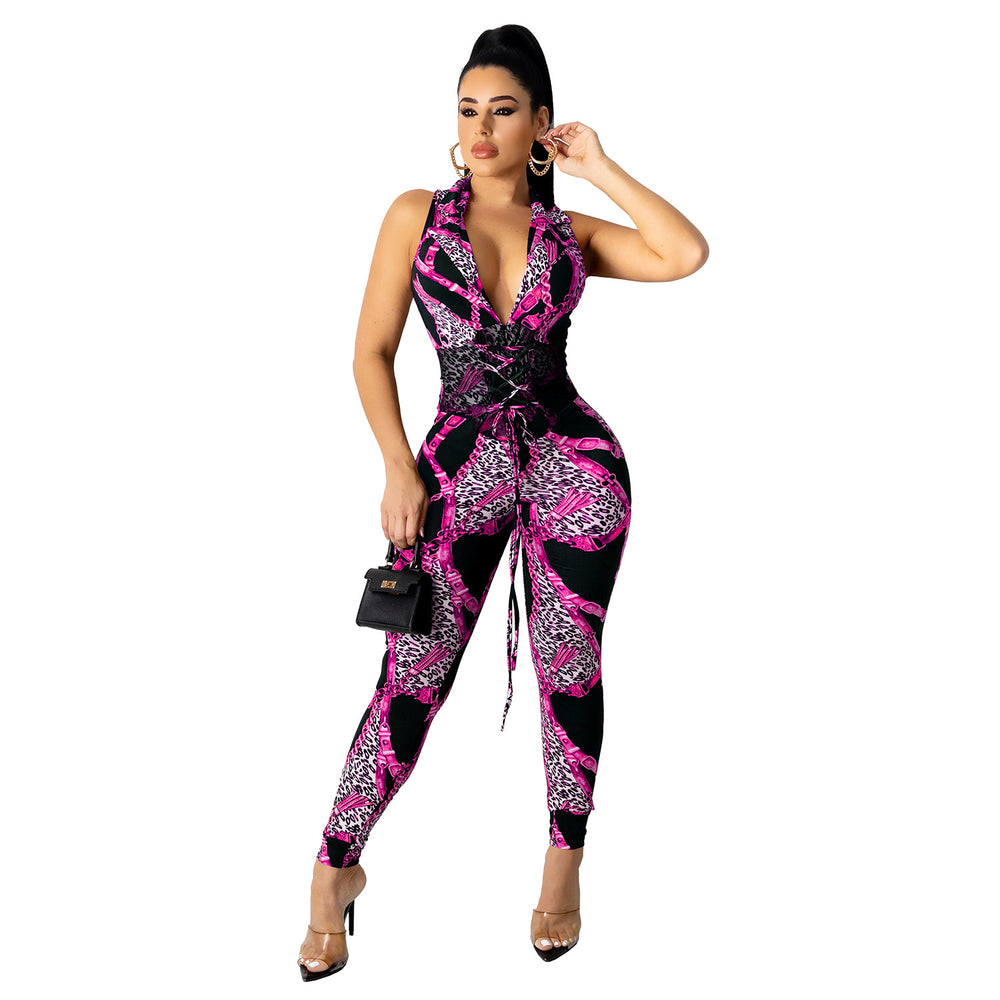 European and american fashion chain women's casual pants - hot selling on , dunhuang, , and  - tie-waist jumpsuit