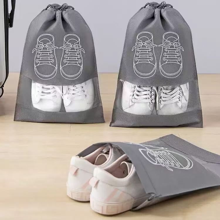 Shoe storage bag, shoe bag, non-woven fabric, dustproof and moisture-proof, business trip travel clothing, shoe storage, household transparent shoe cover wholesale