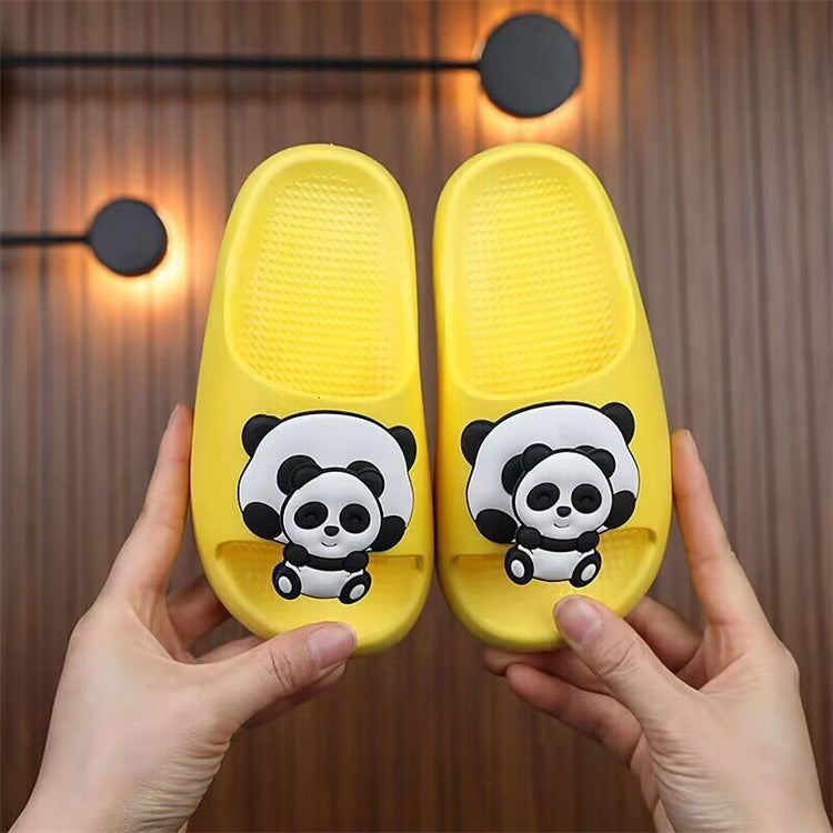 2024 kids' slippers - summer home, girls' cartoon indoor/outdoor, bathroom baby slippers, ages 3-9, cute sandals