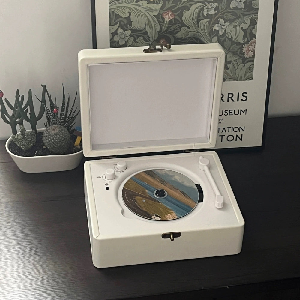 Bayin box 2025 cd player retro usb all-in-one speaker album disc music player two-way bluetooth