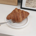 Creative irregular ceramic plate breakfast dessert plate minimalist cloud plate cute white ceramic tray