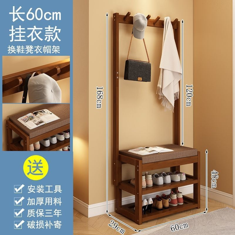 Durable, multi-tiered shoe rack and bench combo for entryways – perfect for small, narrow doorways. all-in-one shoe cabinet with bench seating for changing shoes
