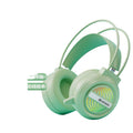 Over-ear bluetooth wireless tri-mode 2.4g gaming headset with noise cancellation and rgb lighting for mobile phones and tablets