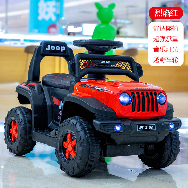 New 2-9 year old boys and girls remote control toys can sit baby toys off-road car four-wheel trolley remote control