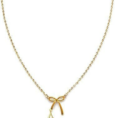 Amazon cross-border new arrival: bowknot necklace for women - unique, stylish, minimalist gold clavicle chain - wholesale from manufacturer