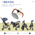 Two-way baby stroller, shock-absorbing, lightweight, convertible (sitting/lying), foldable, portable newborn stroller