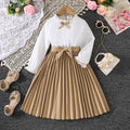 fall and winterlong sleeveshot selling cross-border in stockgirlwhitetops+patchwork 100% off dressfactory direct sales