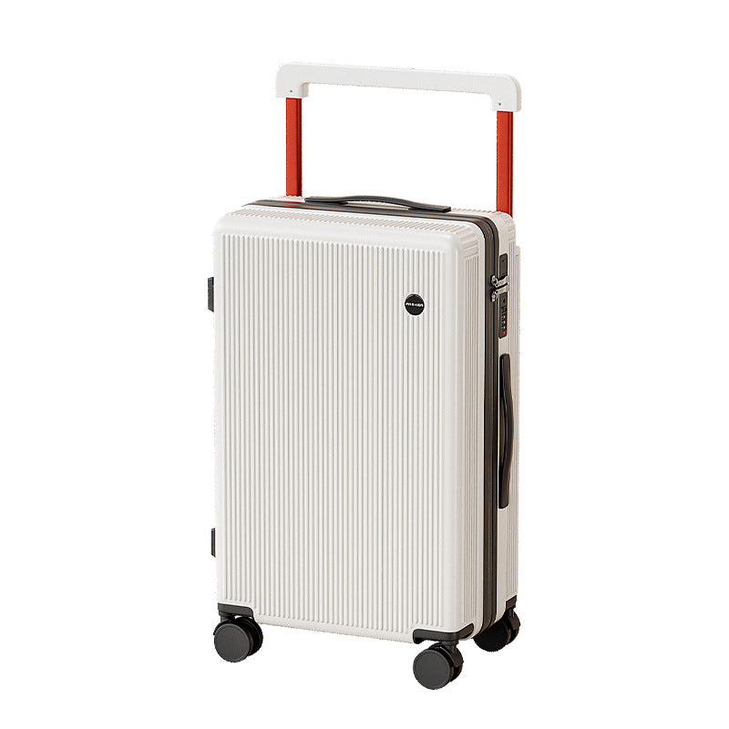 Cross-border high-end suitcase, wide tie rod, strong and wear-resistant 24-inch cup holder, silent universal wheel travel password box.