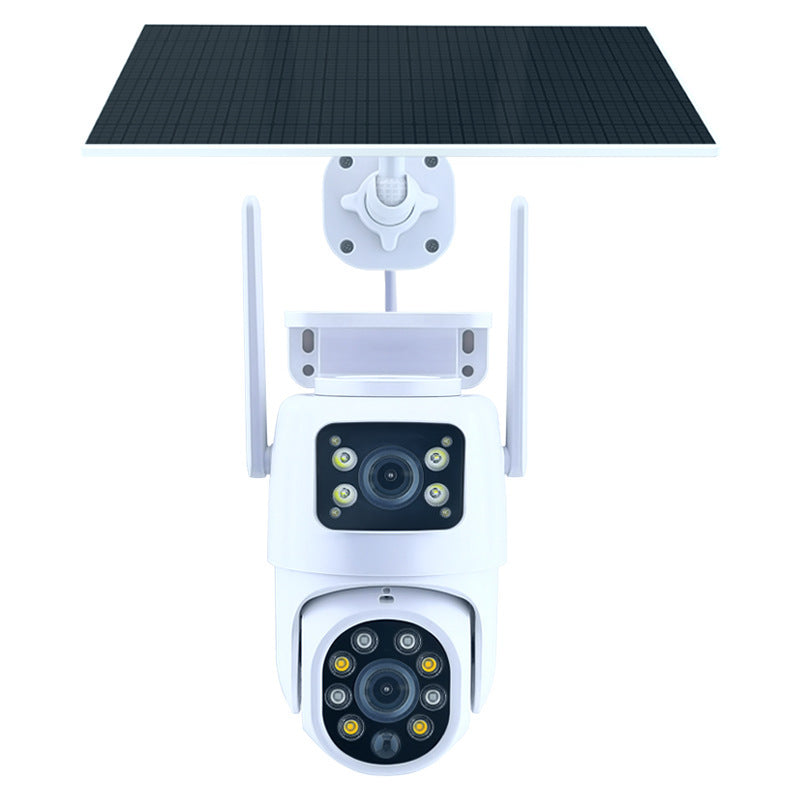 Doodle Tuya Smart Solar Monitor Mobile Phone Remote Dual Lens Outdoor Binocular 4G Battery Camera