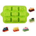 Factory direct creative train silicone cake mold - wholesale silicone diy baking molds for candy and chocolate