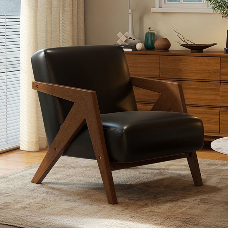 Richard nordic solid wood single sofa chair living room french cafe hotel retrob&b balcony lazy chair