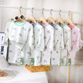 Kids' class a summer loungewear: boys' long-sleeve air conditioning pajamas, girls' modal sleepwear, cute baby clothes