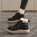 2025 women's winter collection: new trendy winter shoes - fleece-lined, extra thick cotton shoes, cold-weather warmth, casual chunky sole ankle boots