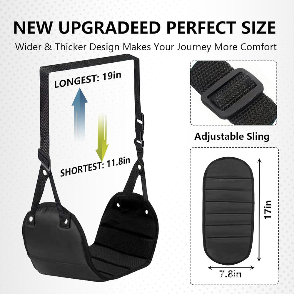 travel plaid foot hammock office foot strap airplane high-speed rail portable travel foot hammock