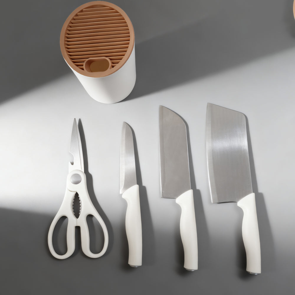 knife set stainless steel kitchen knife combo meat cleaver fruit knife full set wholesale gift box hot selling bestseller