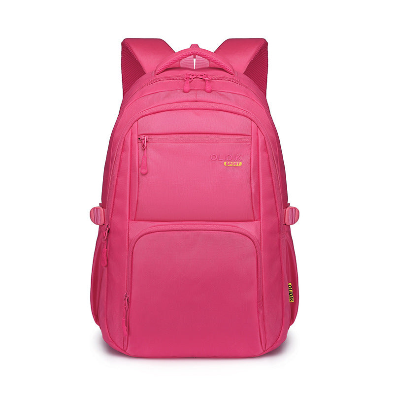 Customized schoolbag for primary school students, children's lightweight school backpack 6-12 years old, spine care to reduce the burden, junior high school and middle school students backpack