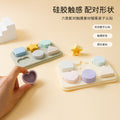 New silicone educational toys for kids: safe, durable, and creative 3d geometric puzzle toys for baby's early learning