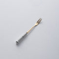 Minimalist ceramic stainless steel steak knife and fork set - trendy ins style cutlery, creative fruit forks, western dinnerware wholesale