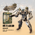 domestic sales alloy deformation mecha can be combined into five-in-one robot toys for boys to assemble and exercise
