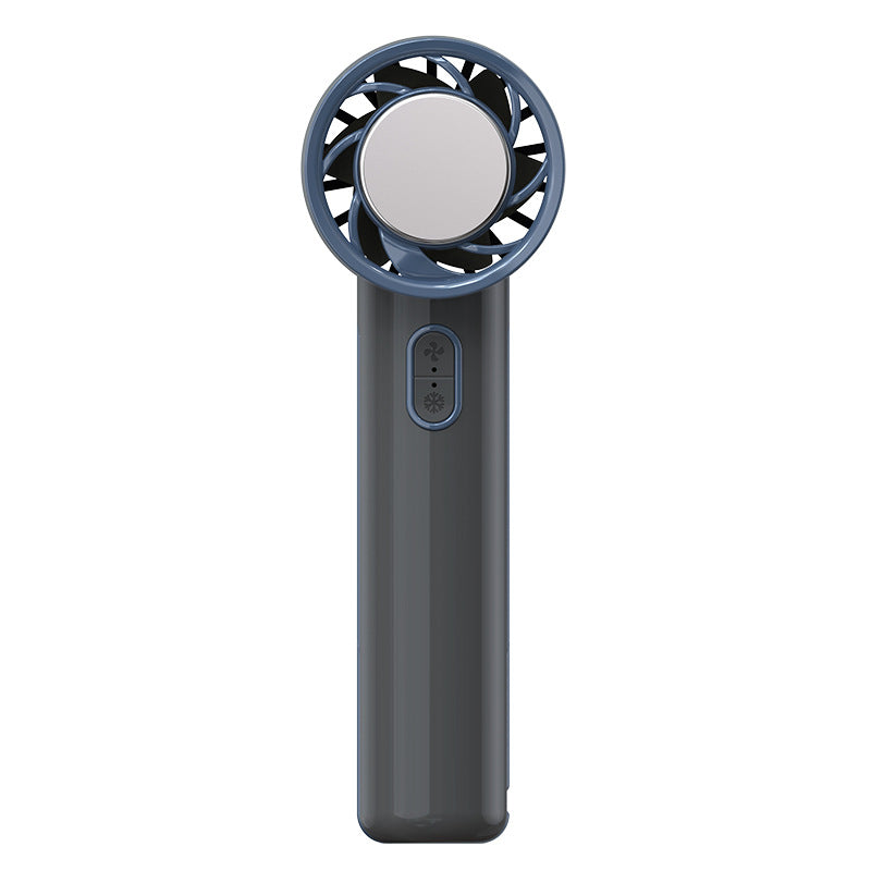 2025 handheld cooling fan - usb powered, ideal for home, office, and desktop use. portable mini turbine fan with ice pack function for outdoor use