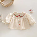 Girls' chic blouse - new  spring/autumn collection - korean style strawberry top - versatile blouse - sweet and stylish