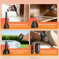 personalized brushless lithium battery duct handheld blower, dual-purpose dust blowing and snow blowing, car interior cleaning hair dryer