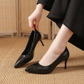 2026 winter new french style solid color high heels - versatile, fashionable, casual pointed-toe stiletto heels for women