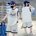 Boys' outfit:  summer new korean style sleeveless t-shirt and basketball casual two-piece set for boys
