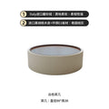 Italian round storage coffee table small apartment for home living room casual cream style retroaccessible luxury living room classy side table
