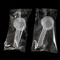 Plastic measuring spoon 40ml milliliter facial mask spoon powder feed fertilizer laundry detergent pesticide measuring spoon filled with water 40g grams