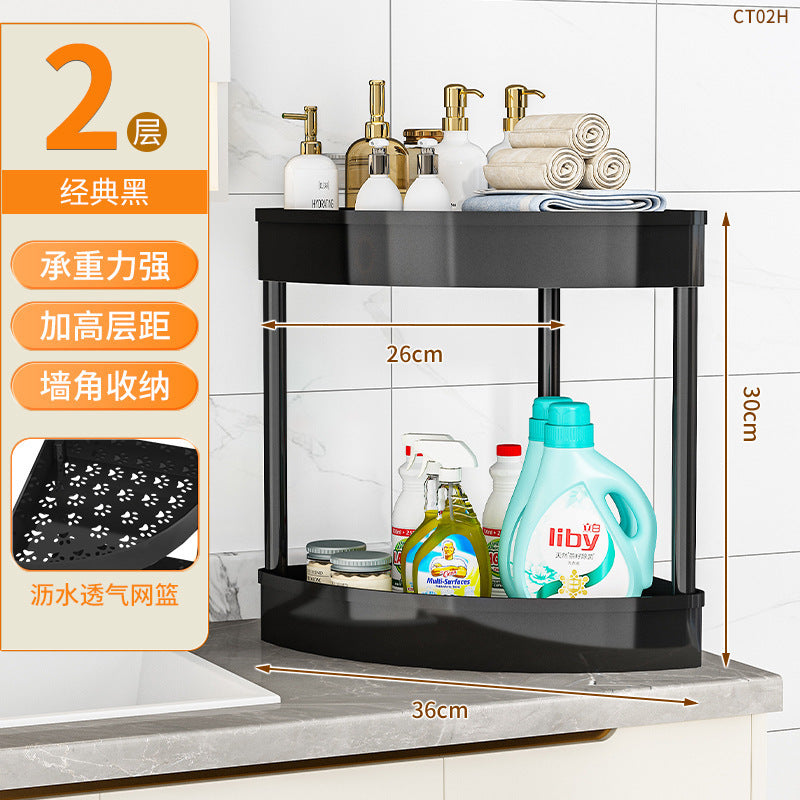 Bathroom tripod storage rack floor-standing seam storage rack bathroom corner toilet toilet corner storage rack