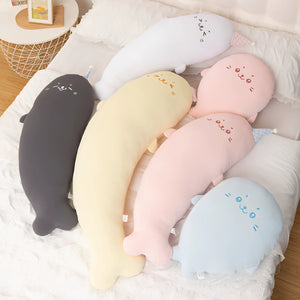 Ice silk seal doll doll sleeping pillow bed pillow super soft doll ice silk nap pillow cute style