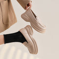 Thick sole preppy british style loafers women's 2025 new spring and autumn slip-on mary jane loafers flats