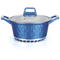 Custom logo diamond-cast aluminum cookware 10-piece set - kitchen essentials for home use: includes stockpots, saucepans, non-stick pans, and large pots