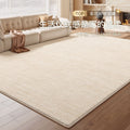 Carpet living room no-wash and wipeable cream style sofa coffee table floor mat accessible luxuryclassy sense bedroom large area full carpet
