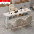 [single table] 100cm warm white + white frame