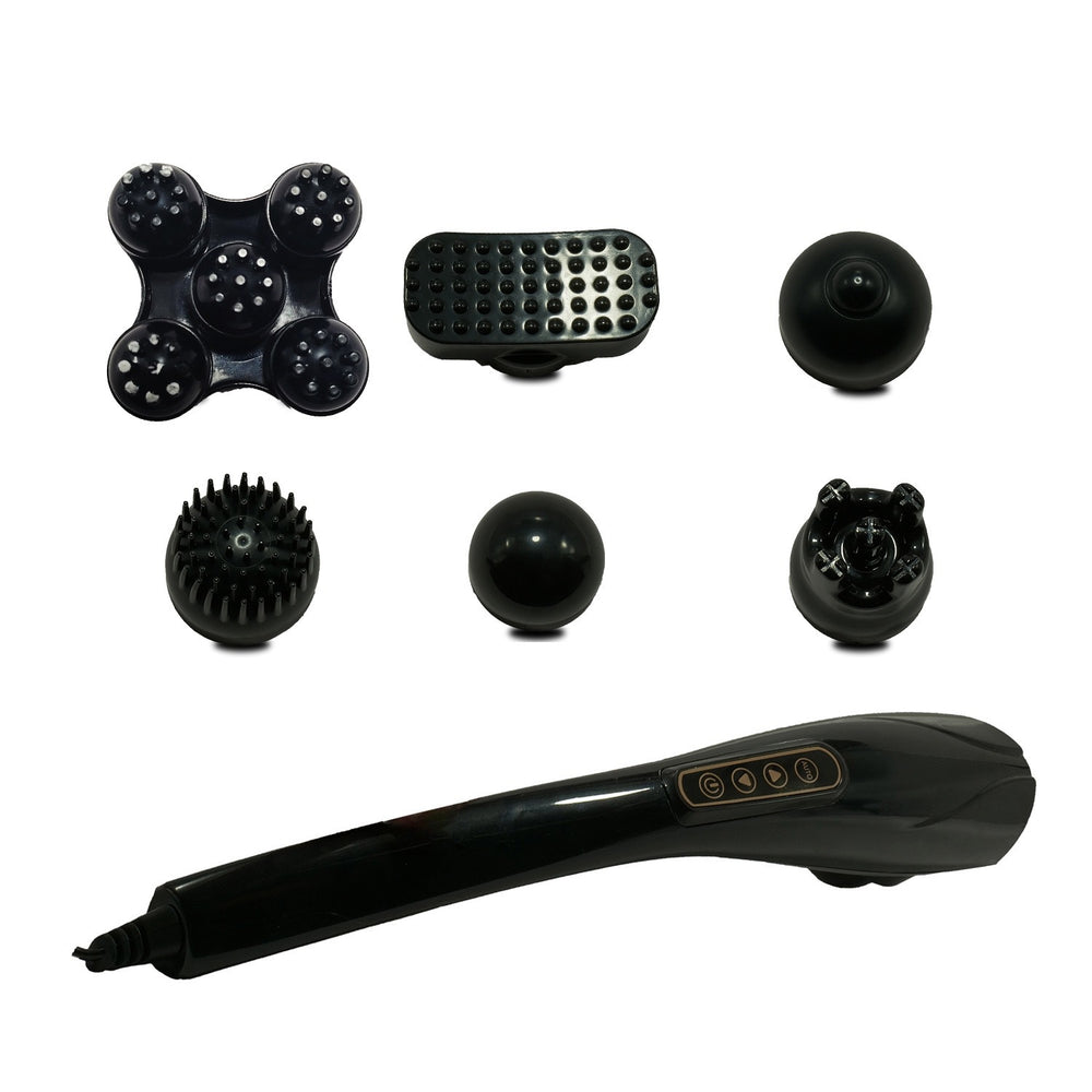 Massage stick rechargeable massager cervical spine waist back full body massager handheld electric back beating instrument knocking vibrator