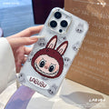 Eye-catching case suitable for apple 17promax mobile phone case, wave and pull iphone16 transparent anti-fall protective case