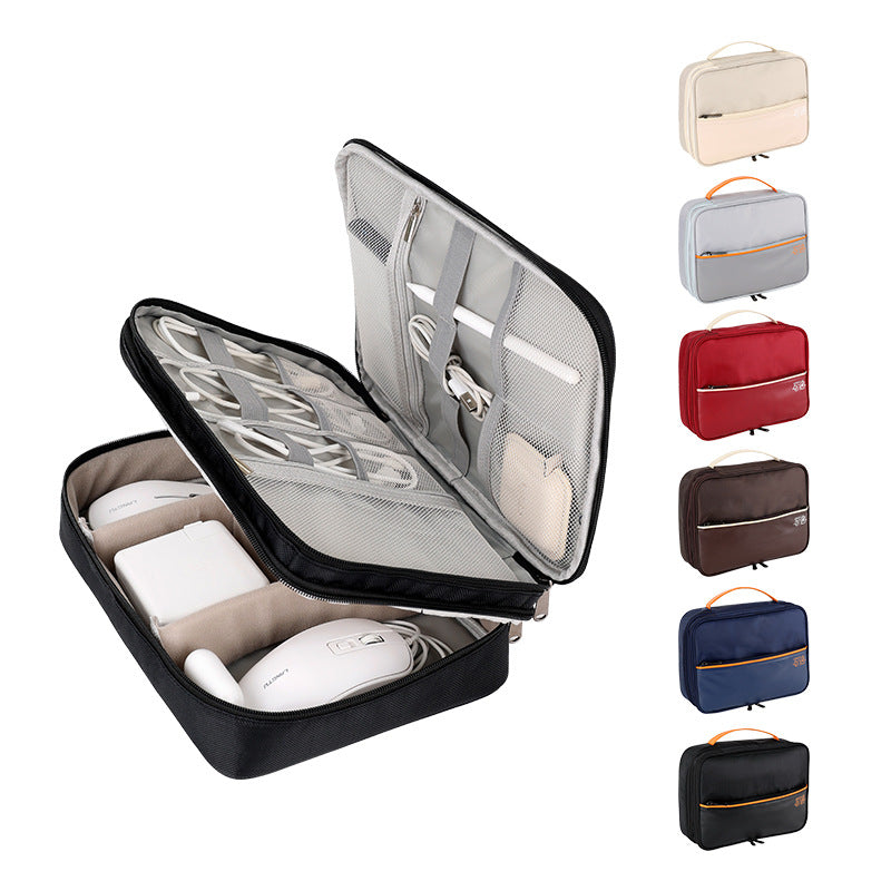 Beilian data cable storage box, digital accessories, mobile phone storage bag, earphones, power bank, cosmetics sorting storage bag.