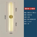 Modern minimalist light luxury grid lamp, minimalist living room tv background wall light, bedroom bedside light, linear wall sconce